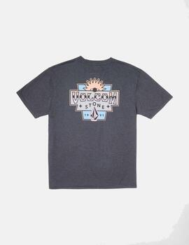 Camiseta VOLCOM SURE THING HTH - Dark Slate