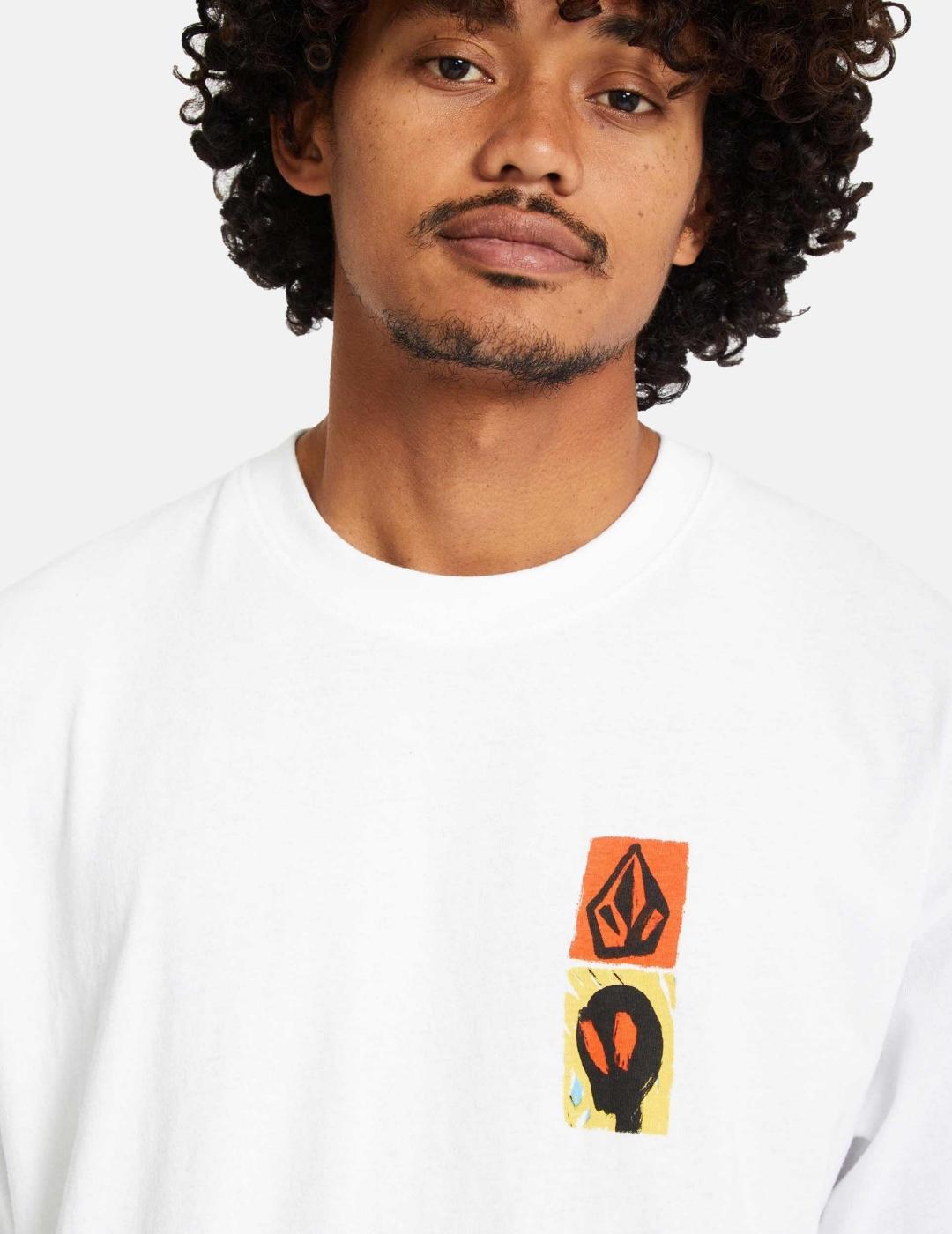 Camiseta VOLCOM GONYVADERS LSE - White