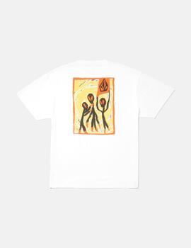 Camiseta VOLCOM GONYVADERS LSE - White