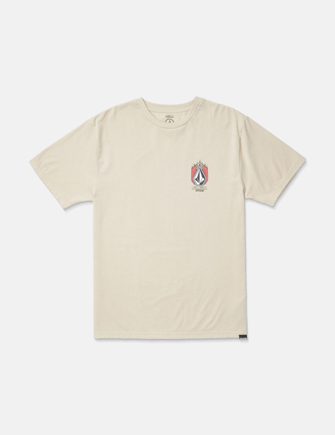 Camiseta VOLCOM DRAGGIN STONE HTH - Light Khaki