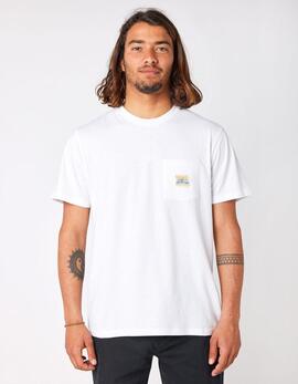 Camiseta RIP CURL SURF PARADISE BADGE - White