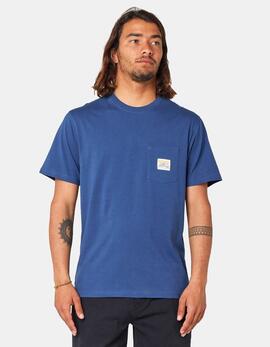 Camiseta RIP CURL SURF PARADISE BADGE - Washed Navy