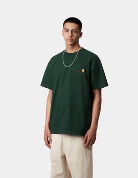 Camiseta CARHARTT WIP AMERICAN SCRIPT - Conifer