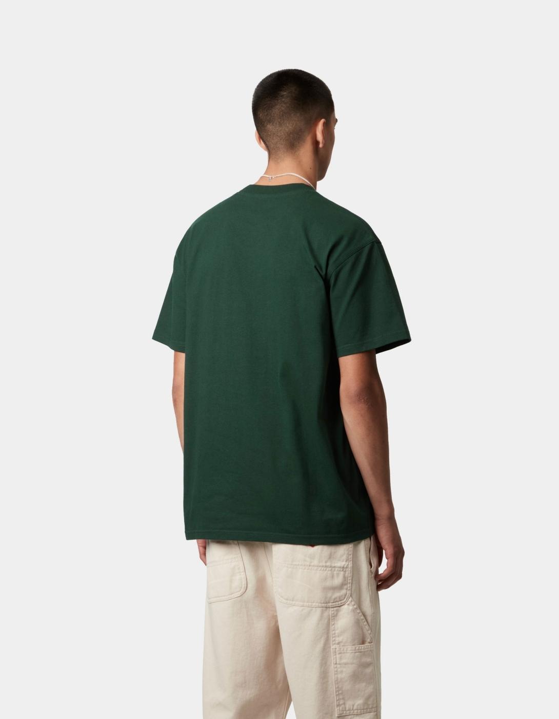 Camiseta CARHARTT WIP AMERICAN SCRIPT - Conifer