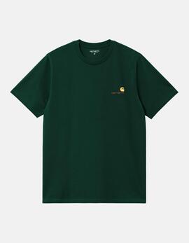 Camiseta CARHARTT WIP AMERICAN SCRIPT - Conifer