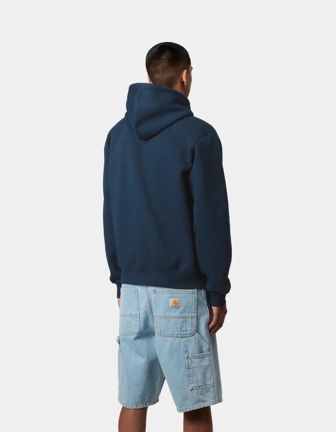 Sud. Capucha CARHARTT WIP SWEAT - Ink / Air Yellow