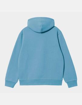 Sud. Capucha CARHARTT WIP SWEAT - Bluebird / Fleur