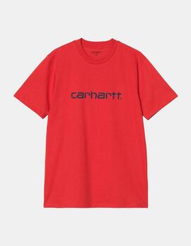 Camiseta CARHARTT WIP SCRIPT - Cherry / Space