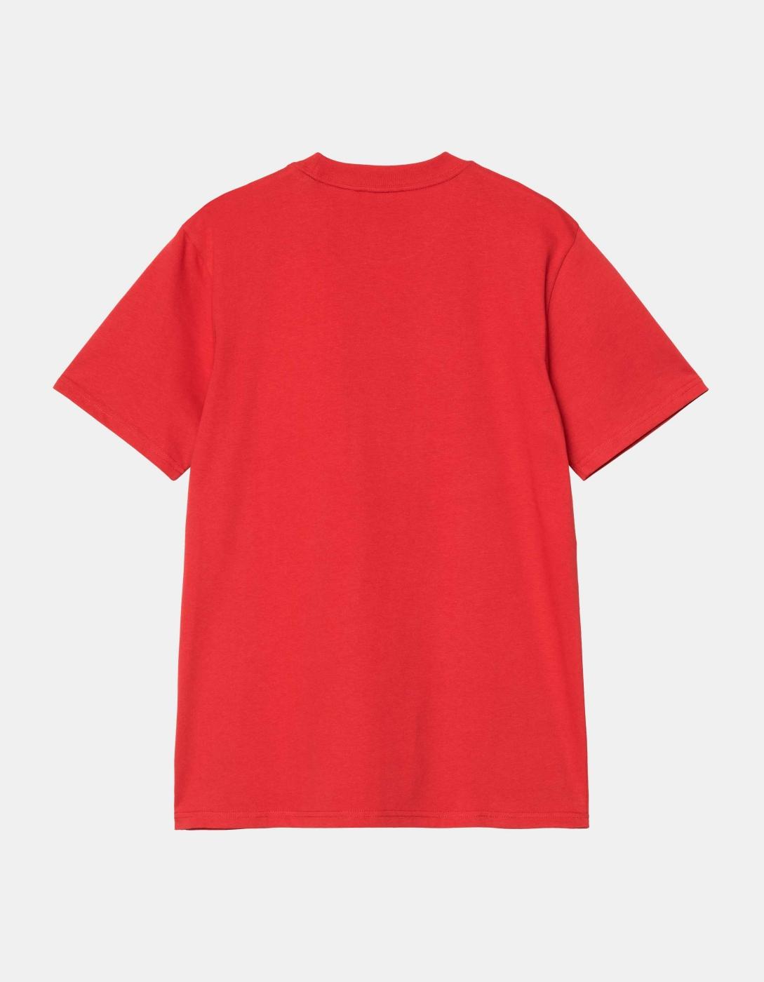 Camiseta CARHARTT WIP SCRIPT - Cherry / Space