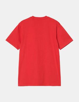 Camiseta CARHARTT WIP SCRIPT - Cherry / Space