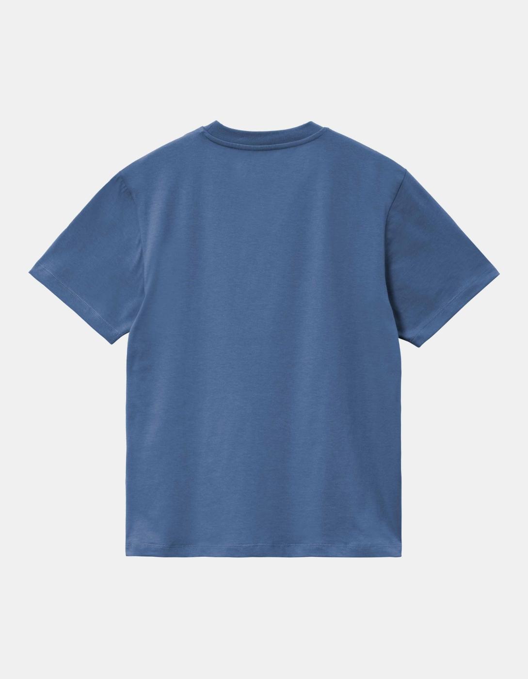 Camiseta CARHARTT WIP W' AMERICAN SCRIPT - Blue Iris