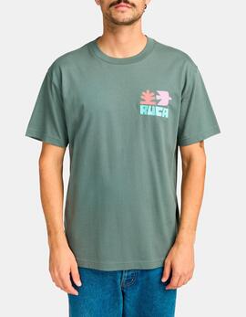 Camiseta RVCA MOSAIC - Balsam Green