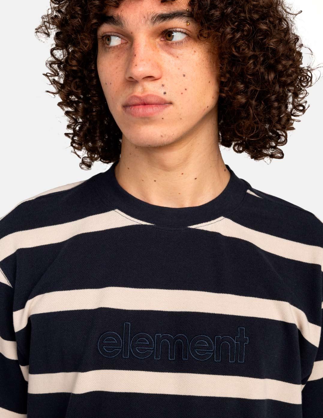 Camiseta ELEMENT YACHT CLUB - Oat Milk/Eclipse Navy