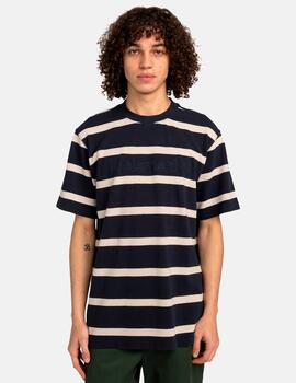 Camiseta ELEMENT YACHT CLUB - Oat Milk/Eclipse Navy