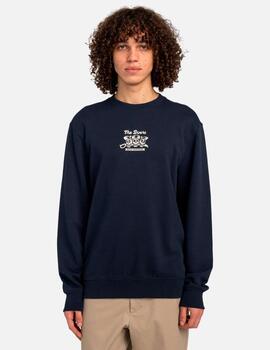 Sudadera Crew ELEMENT TIMBER SKELETON - Eclipse Navy