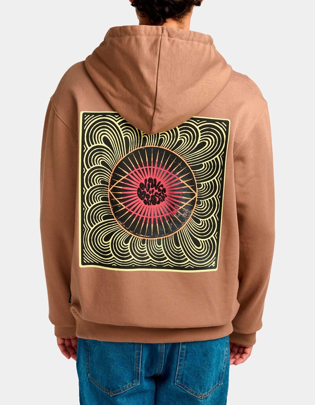 Sudadera Capucha RVCA JUPITER - Sonora Brown