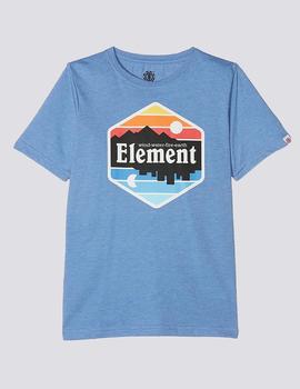 Camiseta Element JR DUSK SS TEE - NIAGARA