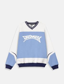 Sudadera Crew INFAMOUS DEEPER - Light Blue