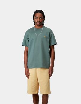 Camiseta CARHARTT WIP CHASE - Silver Pine / Gold