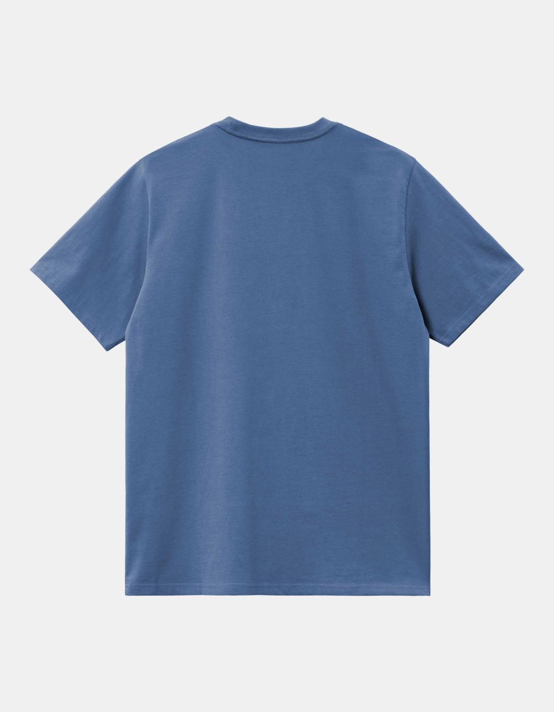Camiseta CARHARTT WIP AMERICAN SCRIPT - Blue Iris