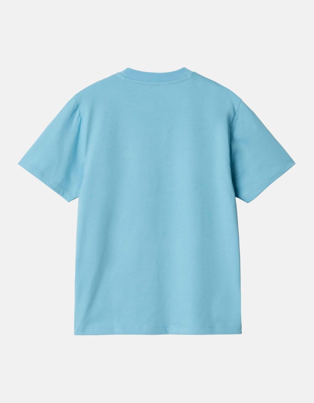 Camiseta CAMISETA WIP W' SCRIPT EMBROIDERY - Bluebird/FleurD