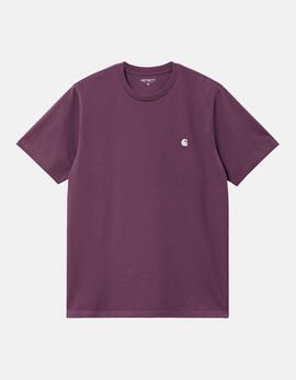 Camiseta CARHARTT WIP MADISON - Huckleberry / White