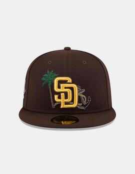 Gorra STATE STITCH 24194 SADPAD - Dark Brown