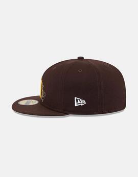 Gorra STATE STITCH 24194 SADPAD - Dark Brown