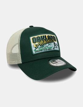 Gorra 940 MLB PATCH TRUCKER OAKATH - Dark Green