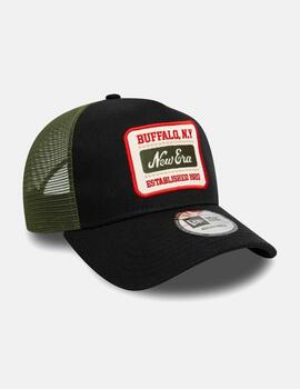 Gorra NEW ERA 940 NE PATCH TRUCKER - Black