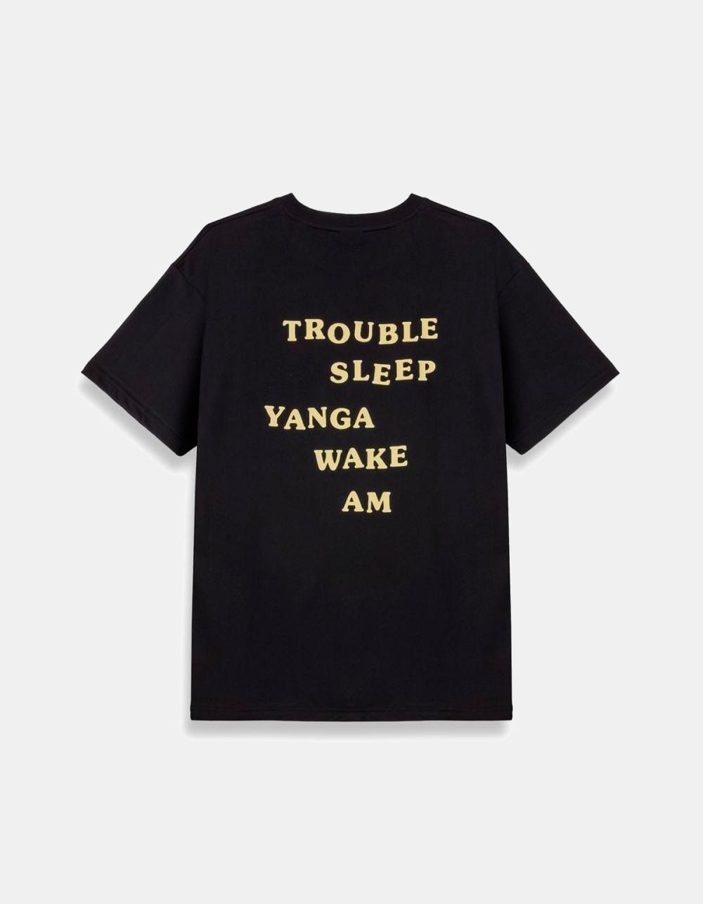 Camiseta THE TROUBLE SLEEP - Black