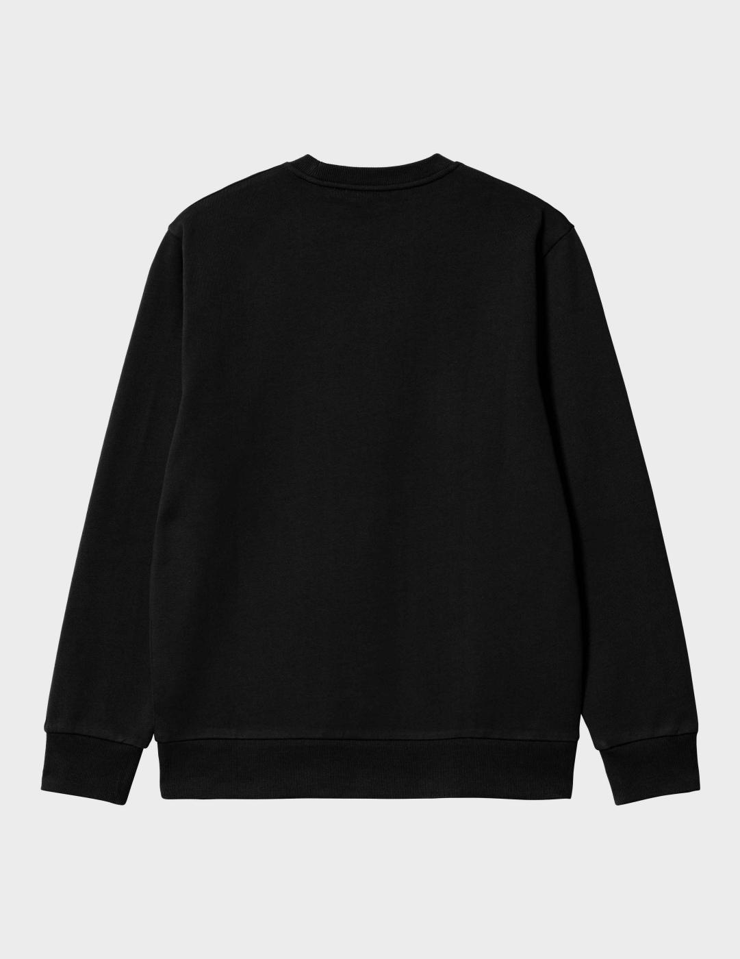Sudadera CARHARTT WIP SCRIPT EMBROIDERY - Black / White