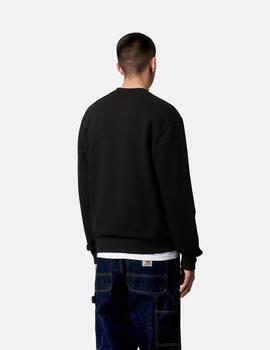 Sudadera CARHARTT WIP SCRIPT EMBROIDERY - Black / White