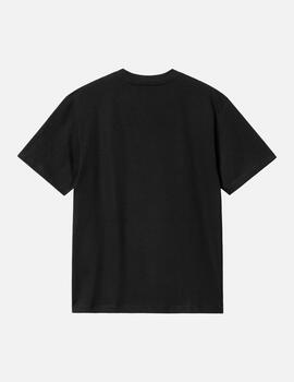 Camiseta CARHARTT WIP W' SCRIPT EMBROIDERY - Black/White