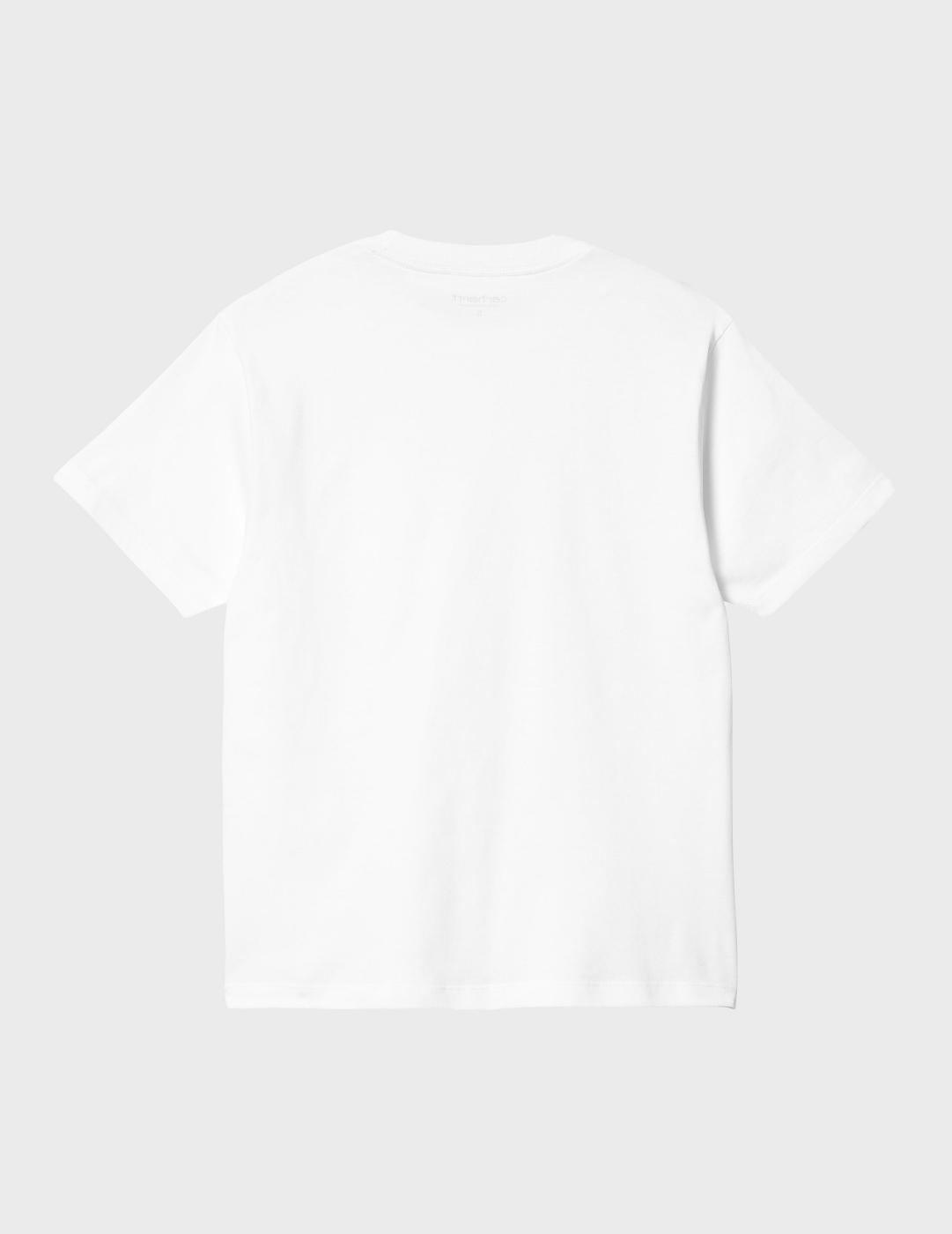 Camiseta CARHARTT WIP W' POCKET HEART - White / Black