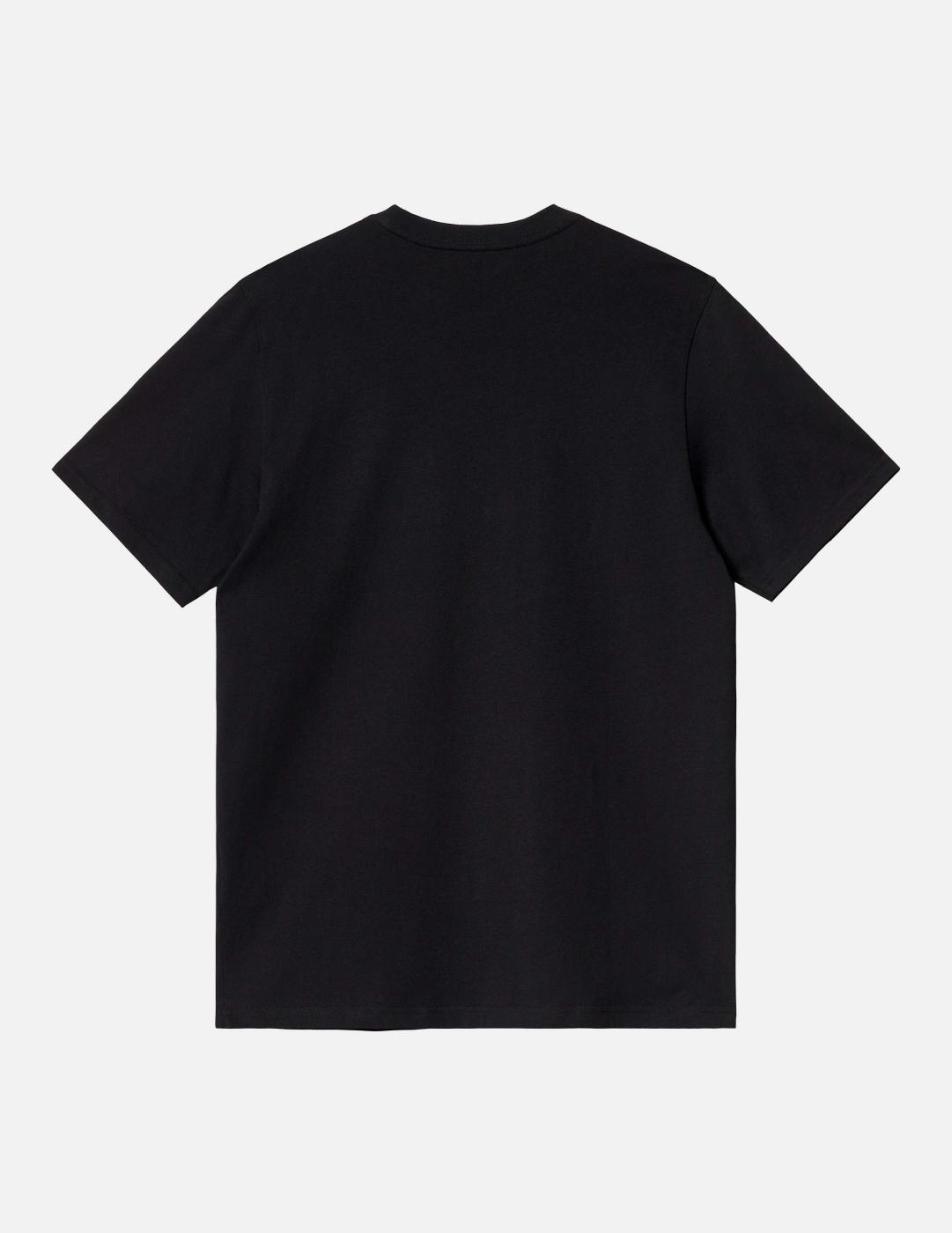 Camiseta CARHARTT WIP POCKET HEART - Black / Black