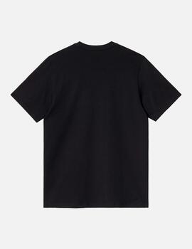 Camiseta CARHARTT WIP POCKET HEART - Black / Black