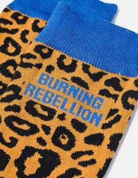Calcetines BURNING REBELLION - Leopard