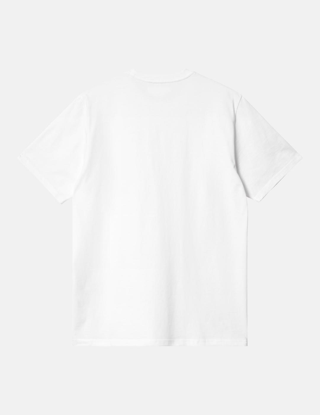 Camiseta CARHARTT WIP POCKET HEART - White / Black