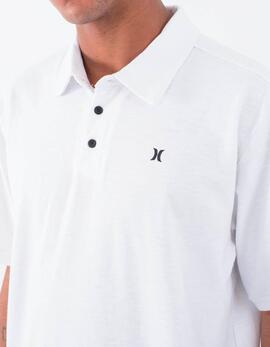 Polo HURLEY ICON SLUB - White