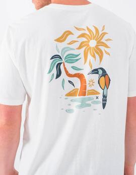 Camiseta HURLEY YOUCAN TUCAN - Barely Bone