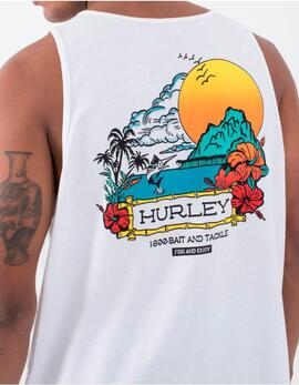 Camiseta Tirantes HURLEY BAIT - White