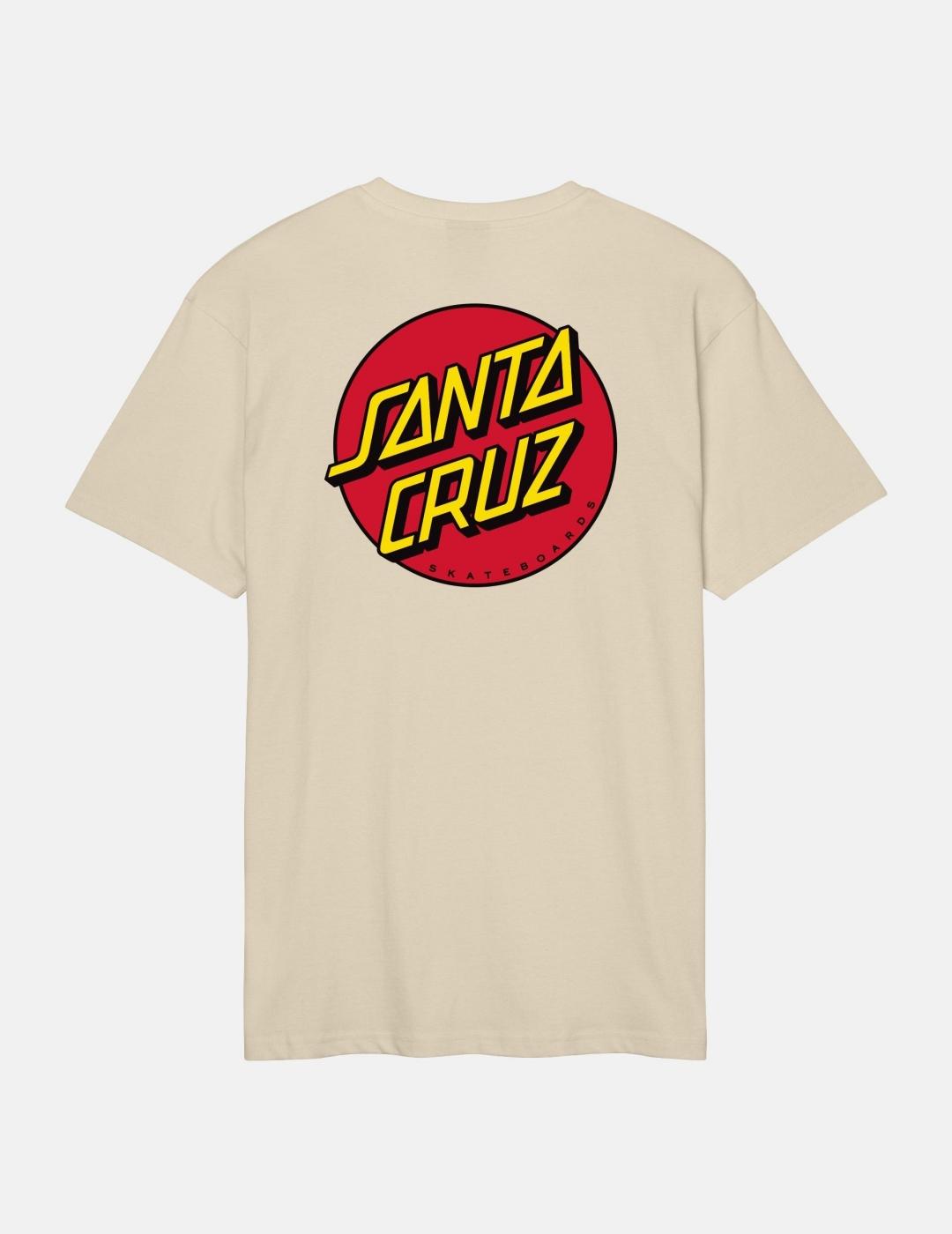 Camiseta SANTA CRUZ CLASSIC DOT CHEST - Blond Wood