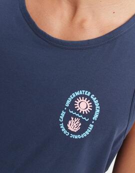 Camiseta Tirantes GARDERING - Dark Blue