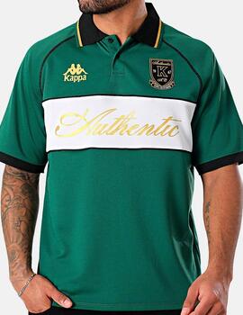 Polo KAPPA AUTHENTIC NORTON - Green Eden/White
