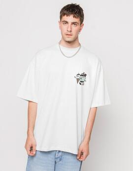 Camiseta KAOTIKO WASHED ICE CREAM - White