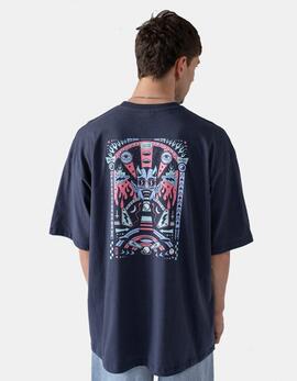 Camiseta KAOTIKO PINBALL- Navy