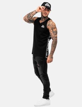 Camiseta Tirantes LONSDALE CLOUSTA - Black/White