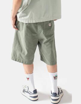 Bermuda KAOTIKO RELAXED CANVAS PINZAS - Slate