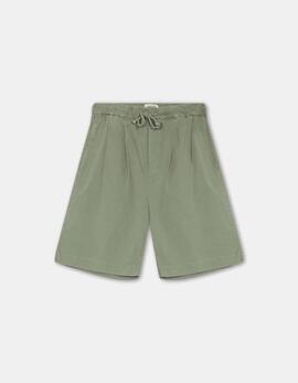 Bermuda KAOTIKO RELAXED CANVAS PINZAS - Slate